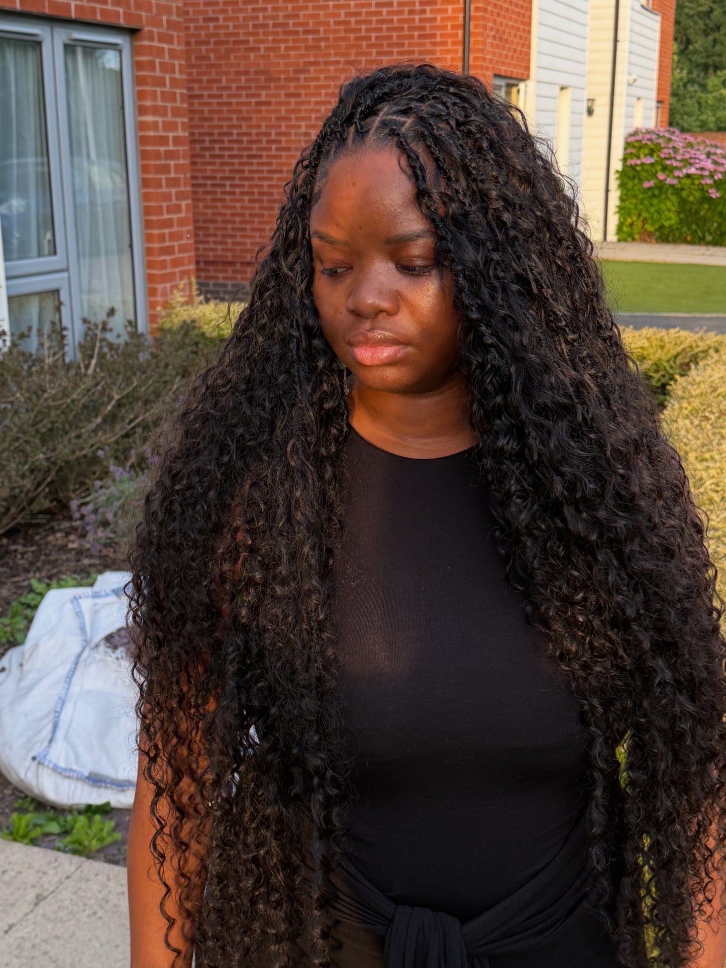 Deep Curly Braiding Human Hair