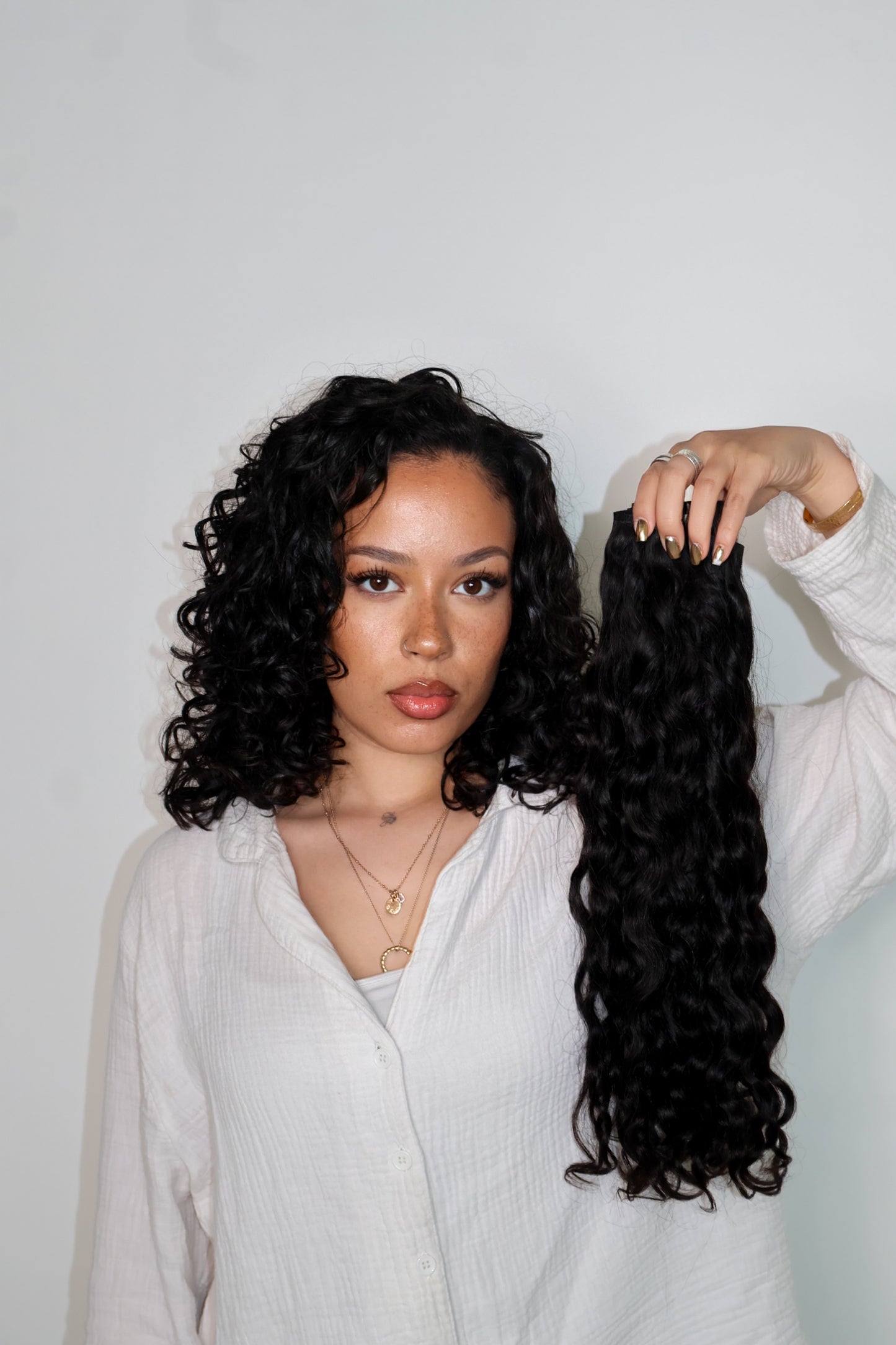 Natural Curly Clip-Ins