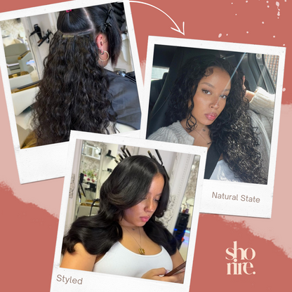 Natural Curly Tape-Ins