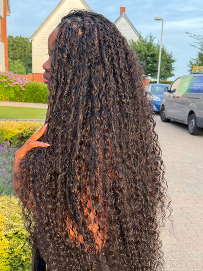 Deep Curly Braiding Human Hair